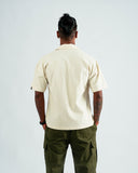 Ecru Light weight Cuban Shirt / Boxy Fit