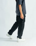 Black Parachute Cargo Trouser - Relaxed Fit