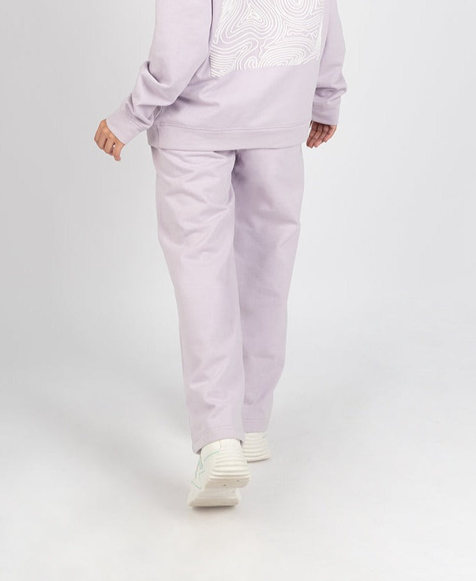 Oversized Pastel Purple Trouser - Relaxed Fit