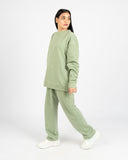 Oversized Pistachio Trouser - Relaxed Fit