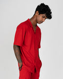 Red Cuban Shirt