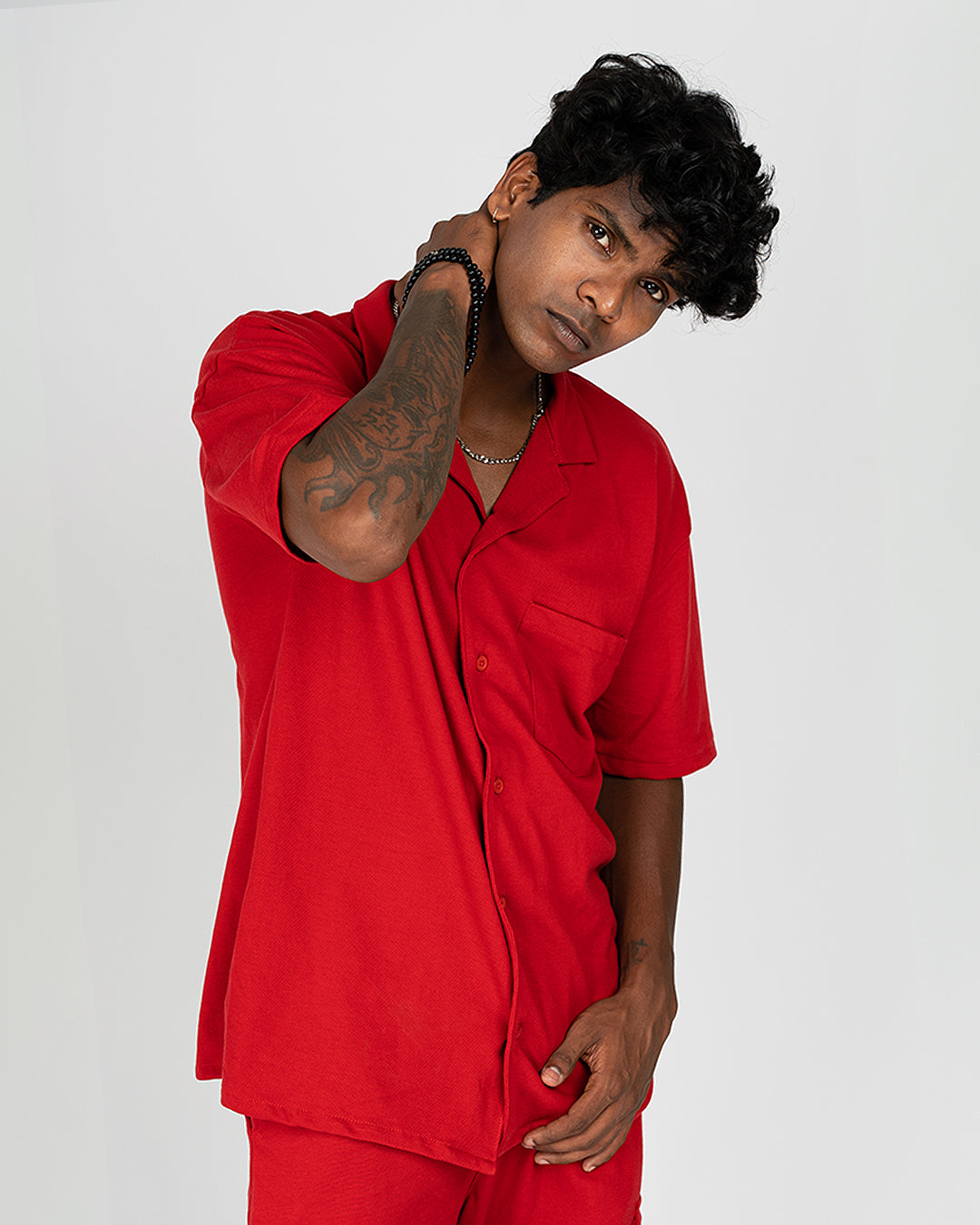 Red Cuban Shirt